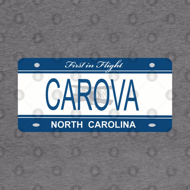 Carova NC Lic Plate by Trent Tides